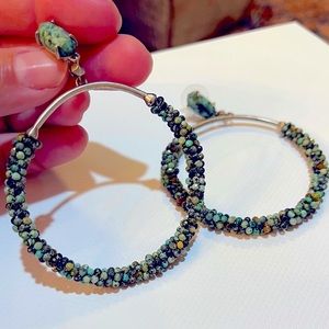 Kendra Scott Russel Silver Hoop Earrings